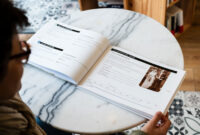 Livre généalogique - double page individu